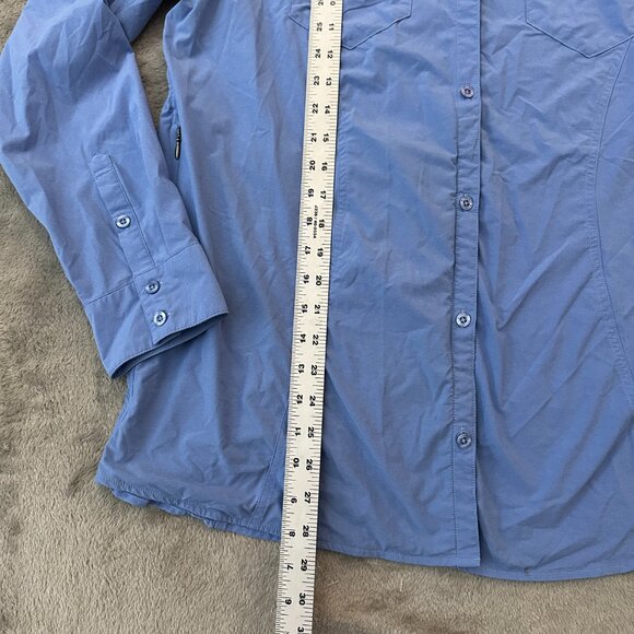 OR Outdoor Research Long Sleeve Wayward Shirt Women's XL Blue Outdoor Nylon - Picture 5 of 9